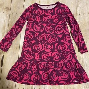 Tea Collection size 6 pink and purple floral dress